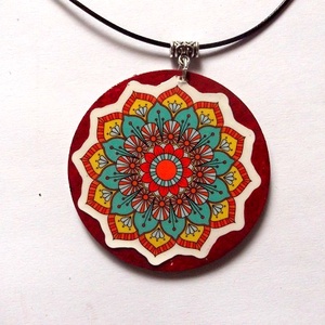 colier cu mandala 47268., Bijuterii, Coliere, Coliere cu pandantive, Confecționarea bijuteriilor, ARTYNOS