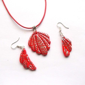 set cu fimo si foita argintie 47961 - bijuterii - seturi de bijuterii - Artynos.ro