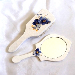 set perie de par si oglinda 48071 - casă & stil de viață - mașină - ornament de oglindă retrovizoare - Artynos.ro