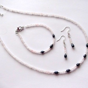 set cu cuart roz 48296 - Artynos.ro