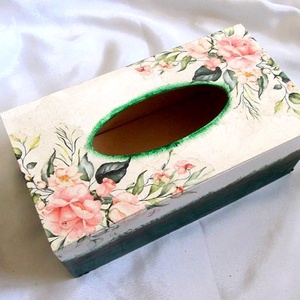 Cutie lemn pt servetele 48089 - accessorii și unelte - lemn - cutie - Artynos.ro