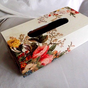  Cutie lemn pt servetele de hartie 48442, Casa & Stil de viata, Accesorii pentru echipamente de bucatarie, Accesorii de servire, Inele servetele masa, suport servetel, Decoupage, transfer si tehnici servetel, ARTYNOS