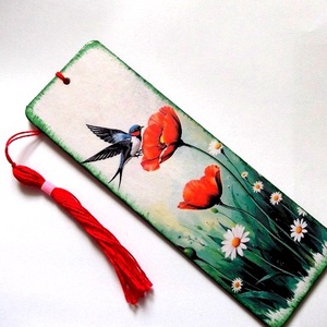 semn de carte 48949, Carti si creatii cu tematica muzicala, cadouri, Semn de carte, Decoupage, transfer si tehnici servetel, ARTYNOS