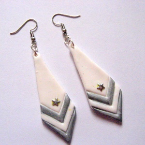 cercei fimo 50483, Bijuterii, Cercei, Cercei lungi, Confectionarea bijuteriilor, ARTYNOS