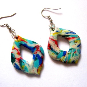 cercei fimo 50378, Bijuterii, Cercei, Cercei Hoops, Confectionarea bijuteriilor, ARTYNOS