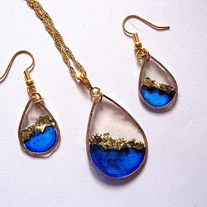 Set bijuterii cu rasina 50588 - Artynos.ro