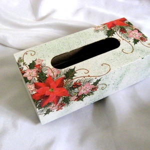 Cutie pt servetele de craciun 50639 - casă & stil de viață - accesorii pentru echipamente de bucătărie - accesorii de servire - inele șervețele masă, suport șervețel - Artynos.ro