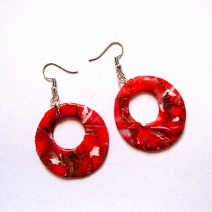 cercei fimo 50609, Bijuterii, Cercei, Cercei Hoops, Confectionarea bijuteriilor, ARTYNOS