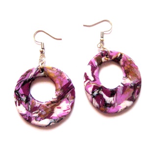 cercei fimo 50610, Bijuterii, Cercei, Cercei Hoops, Confectionarea bijuteriilor, ARTYNOS