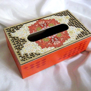 Cutie lemn pt servetele de hartie 50641, Casa & Stil de viata, Accesorii pentru echipamente de bucatarie, Accesorii de servire, Inele servetele masa, suport servetel, Decoupage, transfer si tehnici servetel, ARTYNOS