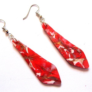 cercei fimo 50618, Bijuterii, Cercei, Cercei lungi, Confectionarea bijuteriilor, ARTYNOS