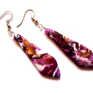 cercei fimo 50619, Bijuterii, Cercei, Cercei lungi, Confectionarea bijuteriilor, ARTYNOS