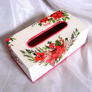 Cutie pt servetele de craciun 50694 - crăciun - decorațiuni de crăciun de casă - decor pentru masă de crăciun - Artynos.ro