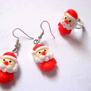 set bijuterii ,cu mos craciun 50737 - Artynos.ro