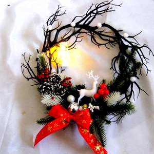 coronita de craciun cu cerb 50810 - Artynos.ro