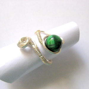 inel ochi de tigru verde 50681, Bijuterii, Inele, Inele cu pietre semipretioase, Confectionarea bijuteriilor, ARTYNOS