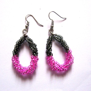 cercei cu margele sticla 50773, Bijuterii, Cercei, Cercei lungi, Confectionarea bijuteriilor, ARTYNOS