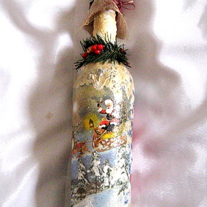 sticla decorata de craciun 50875 - Artynos.ro