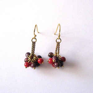 cercei margele portelan 50939 - Artynos.ro