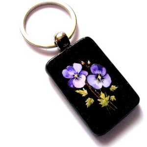 breloc cu flori 51205, Genti si portofele, Accesorii genti, Breloc, Decoupage, transfer si tehnici servetel, ARTYNOS