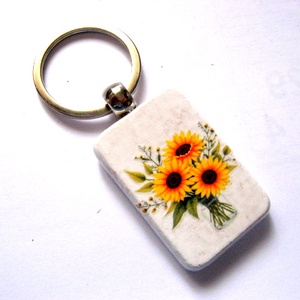 breloc cu floarea soarelui 51192 - Artynos.ro