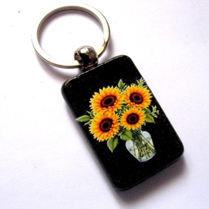 breloc cu floarea soarelui 51204 - Artynos.ro