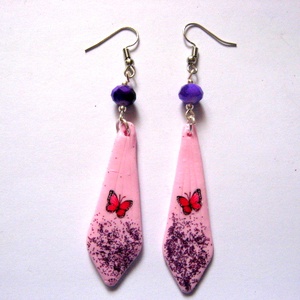 cercei fimo 51182, Bijuterii, Cercei, Cercei lungi, Confectionarea bijuteriilor, ARTYNOS