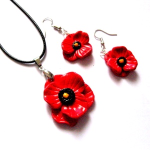  set fimo cu maci 51235, Bijuterii, Seturi de bijuterii, Confectionarea bijuteriilor, ARTYNOS