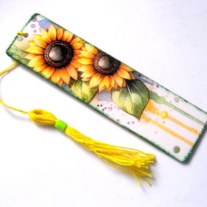 semn de carte cu floarea soarelui 51594 - Artynos.ro