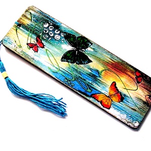 semn de carte semn cu fluturasi 51587 - Artynos.ro