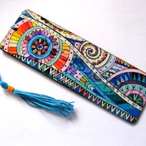 semn de carte cu joc de culori 51589 - Artynos.ro