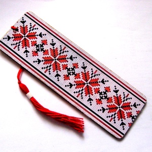 semn de carte cu motiv traditional 43574 - Artynos.ro