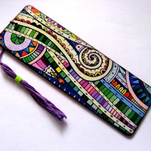 semn de carte cu joc de culori 51608 - Artynos.ro