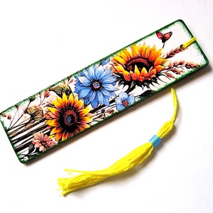 semn de carte cu floarea soarelui 51801 - Artynos.ro