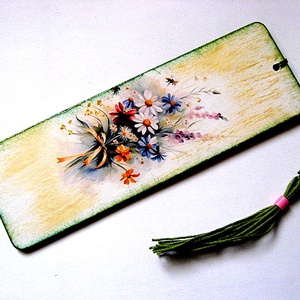 semn de carte cu flori 51802 - Artynos.ro