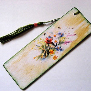 semn de carte 51803, Carti si creatii cu tematica muzicala, cadouri, Semn de carte, Decoupage, transfer si tehnici servetel, ARTYNOS