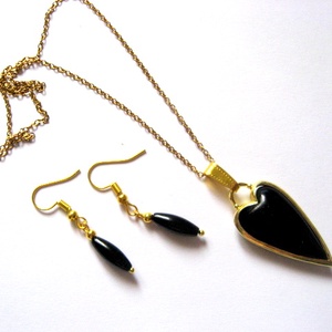 set bijuterii cu onix 52114 - Artynos.ro