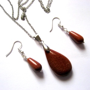 Set bijuterii cu goldstone 52123, Bijuterii, Seturi de bijuterii, Confectionarea bijuteriilor, ARTYNOS