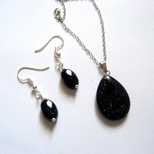 set bijuterii cu goldstone 52565 - bijuterii - seturi de bijuterii - Artynos.ro