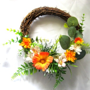 coronita decorata cu flori artificuale 52626 - Artynos.ro