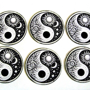 suporturi pahare cu simbol Yin Yang 52736 - Artynos.ro