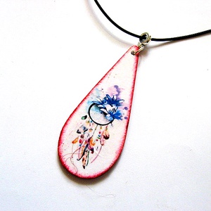 Colier lemn cu Dreamcatcher 52831 - Artynos.ro