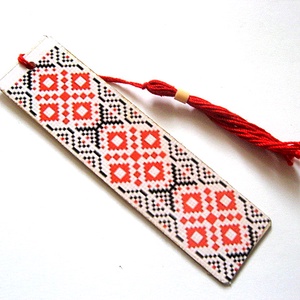 semn de carte cu motiv taditional 52856 - Artynos.ro