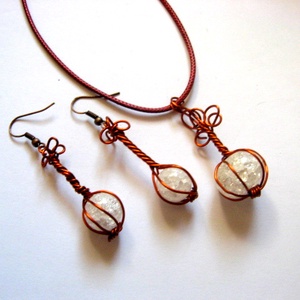 set bijuterii cu cristal de stanca 52847 - Artynos.ro