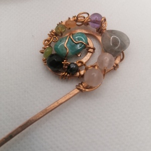 Ac de par cu pietre semipretioase - îmbrăcăminte și modă - accesorii păr - clemă de păr și ac de păr - Artynos.ro