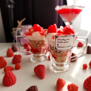 Strawberry and coockie desert, Casa & Stil de viata, Lumanari, parfumuri, arome, Ceara parfumata, , ARTYNOS