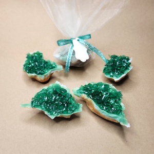 Lumanari Marturii Handmade Geode de Smarald, Casa & Stil de viata, Lumanari, parfumuri, arome, Saculeti parfumati, Lumanare si fabricarea lumanarilor, ARTYNOS