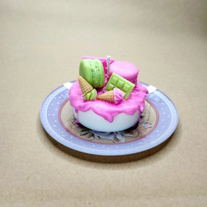 Lumanare Gourmet Sweet Trio Macarons Ice Cream Chocolate - casă & stil de viață - lumânări, parfumuri, arome - lumânări artizanale - Artynos.ro