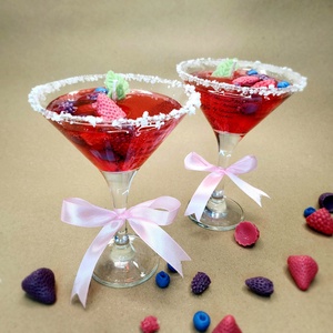 Lumanare Martini cu Fructe de Padure , Casa & Stil de viata, Lumanari, parfumuri, arome, Ceara parfumata, Lumanare si fabricarea lumanarilor, ARTYNOS