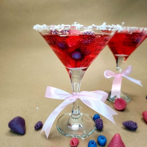 Lumanare Martini cu Fructe de Pădure  - casă & stil de viață - lumânări, parfumuri, arome - ceară parfumată - Artynos.ro